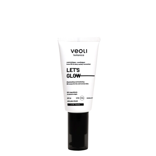 Veoli Botanica - Let's Glow - Rozświetlająco - Nawilżający Lekki Krem BB - 2.0W Vanilla - 30ml