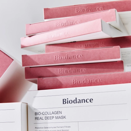 Biodance - Bio-Collagen Real Deep Mask Set - Zestaw Ujędrniających Masek Kolagenowych do Twarzy - 4szt/34g