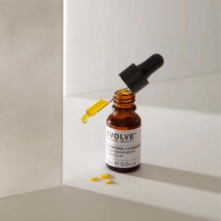 Evolve Organic Beauty - Bio-Retinol + C Booster - Serum z Bio-Retinolem i Witaminą C - 15ml