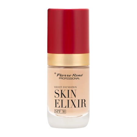 Pierre Rene - Skin Elixir SPF30 Velvet Foundation - Długotrwały Podkład do Twarzy - 02 - 25ml