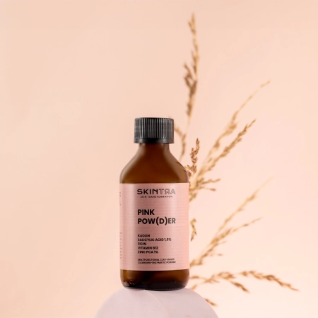 SkinTra - Pink Pow(d)er - Wielofunkcyjny Puder Oczyszczająco-Enzymatyczny Na Bazie Glinki - 40g