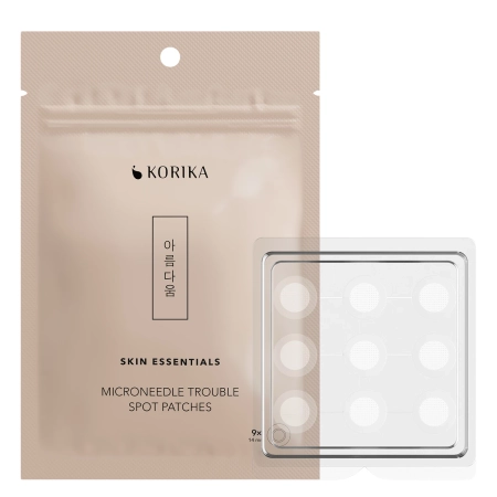 KORIKA - Skin Essentials Microneedle Trouble Spot Patches - Plasterki na Niedoskonałości z Mikroigłami - 9szt 