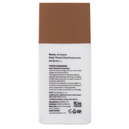 Beauty of Joseon - Daily Tinted Fluid Sunscreen #MY220 - Tonujący Fluid Przeciwsłoneczny - 50ml
