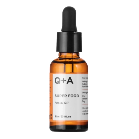 Q+A - Super Food - Facial Oil - Rewitalizujący Olejek do Twarzy Super Food - 30ml