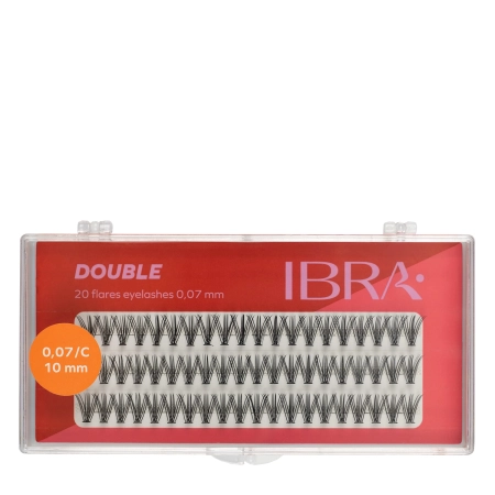 Ibra Makeup - Kępki Double 0,07 - 10mm - 60szt