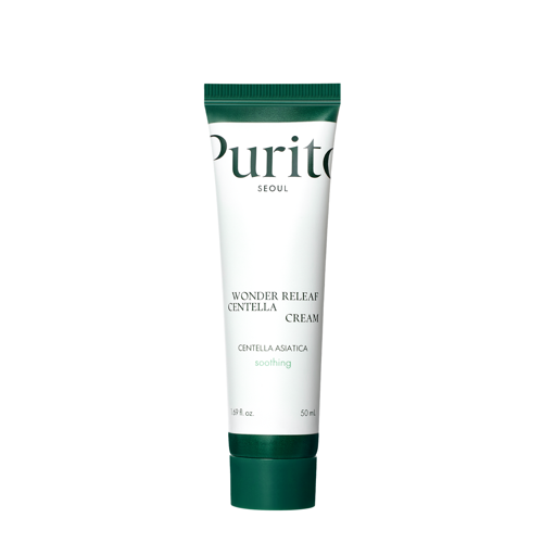 Purito Seoul - Wonder Releaf Centella Cream - Łagodzący Krem z Ekstraktem z Wąkroty Azjatyckiej - 50ml