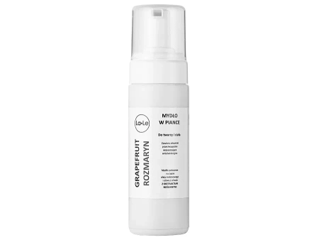 La-Le - Mydło w Piance do Twarzy i Ciała - Grapefruit i Rozmaryn - 150ml - OUTLET