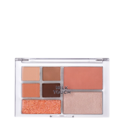 Milk Touch - Be My Perfect Multi Palette Mini - Paleta do Makijażu Twarzy i Powiek - 03 Soft Peach Sorbet - 7,5g