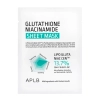 APLB - Glutathione Niacinamide Sheet Mask - Rozjaśniająca Maska w Płachcie do Twarzy - 1szt/25ml