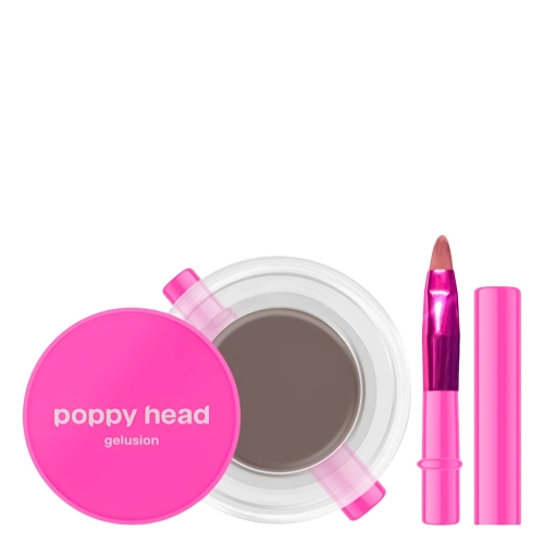 Poppy Head - Gelusion - Eyeliner w Żelu z Pędzelkiem - 02 Cafusion - 5g