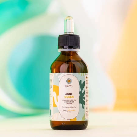 HairTry - Acid Queen - Trychologiczny Peeling Kwasowy do Skóry Głowy - 100ml