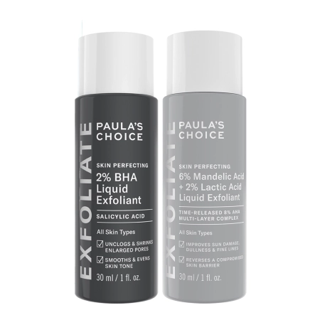 Paula's Choice - Multi-Level Exfoliation Trial Kit - Zestaw Wielopoziomowego Złuszczania - 30ml+30ml