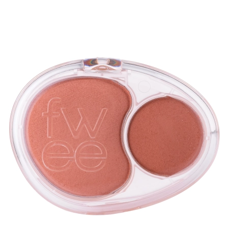 Fwee - Mellow Dual Blusher - Podwójny Róż do Policzków - ND01 Lazy Tempo - 7,2g