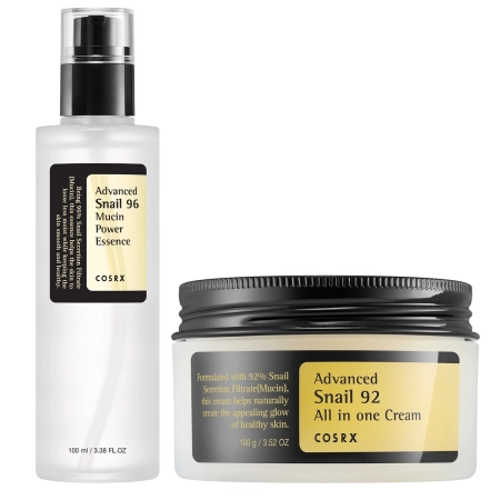 Zestaw - COSRX Snail Repair Duo - 100ml + 100g