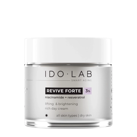 Ido Lab - Revive Forte - Liftingujący i Rozjaśniający Krem do Twarzy na Dzień - 50ml
