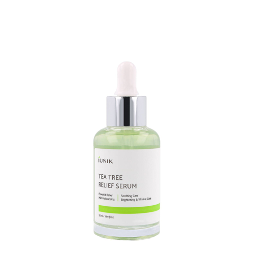iUNIK - Tea Tree Relief Serum - Serum Dla Cery Problematycznej z Wodą z Drzewa Herbacianego - 50ml