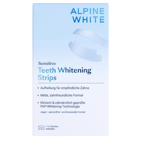 Alpine White - Whitening Strips Sensitive - Paski Wybielające - 14szt