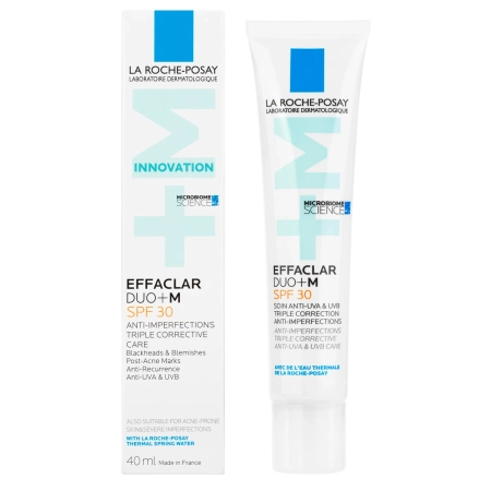 La Roche-Posay - Effaclar Duo+ SPF30 - Krem Zwalczający Niedoskonałości z Ochroną UV - 40ml