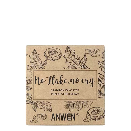 Anwen - No Flake. No Cry - Szampon Przeciwłupieżowy w Kostce - Puszka - 75g