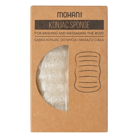 Mohani - Naturalna Gąbka Konjac do Mycia Ciała