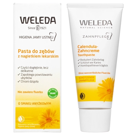 WELEDA - Pasta do Zębów z Nagietkiem Lekarskim - 75ml
