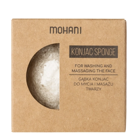 Mohani - Naturalna Gąbka Konjac do Mycia Twarzy