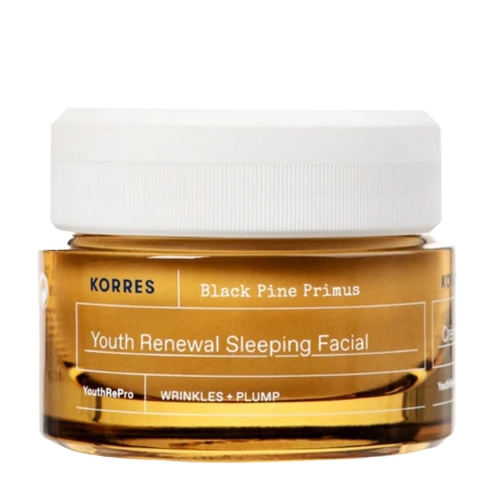Korres - Black Pine Primus Sleeping Facial - Przeciwzmarszczkowy Krem do Twarzy na Noc - 40ml