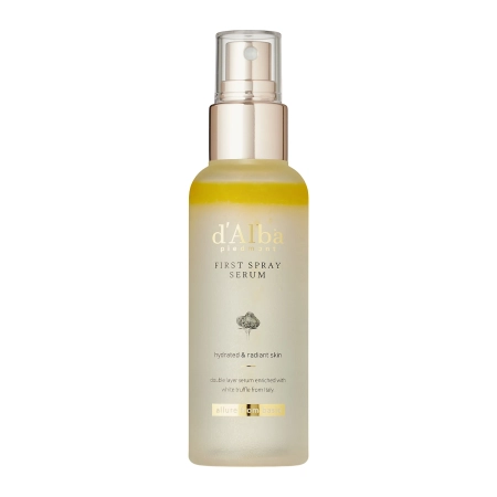 d'Alba - White Truffle First Spray Serum - Rozświetlająco-Nawilżajace Serum do Twarzy w Mgiełce - 50ml