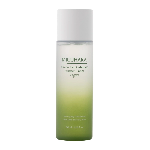 Miguhara - Green Tea Calming Essence Toner Origin - Kojący Tonik z Zieloną Herbatą - 200ml