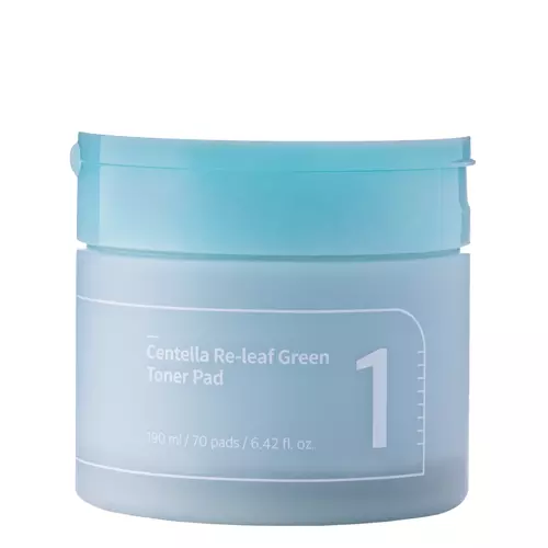 Numbuzin - No.1 Centella Re-leaf Green Toner Pad - Płatki z Ekstraktem z Wąkroty Azjatyckiej - 70szt. OUTLET