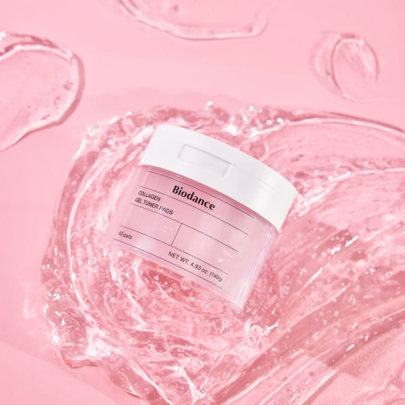 Biodance - Collagen Gel Toner Pads - Ujędrniające Płatki Kolagenowe do Twarzy - 60szt