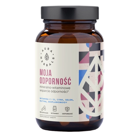Aura Herbals - Moja Odporność Minerały i Witaminy - Kapsułki - 60szt
