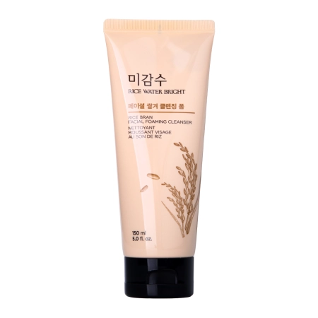 The Face Shop - Rice Water Bright Rice Bran Foaming Cleanser - Oczyszczająca Pianka Myjąca do Twarzy - 150ml