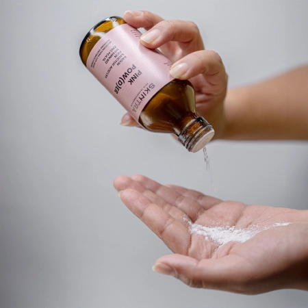 SkinTra - Pink Pow(d)er - Wielofunkcyjny Puder Oczyszczająco-Enzymatyczny Na Bazie Glinki - 40g