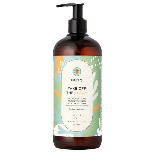 HairTry - Take Off The Sebum - Szampon Oczyszczający - 500ml