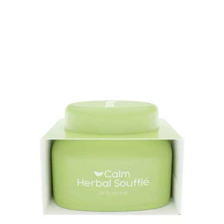 Nacomi - Calm Herbal Sufflé - Kremowy Suflet Wyciszający Przeciwtrądzikowy - 50ml