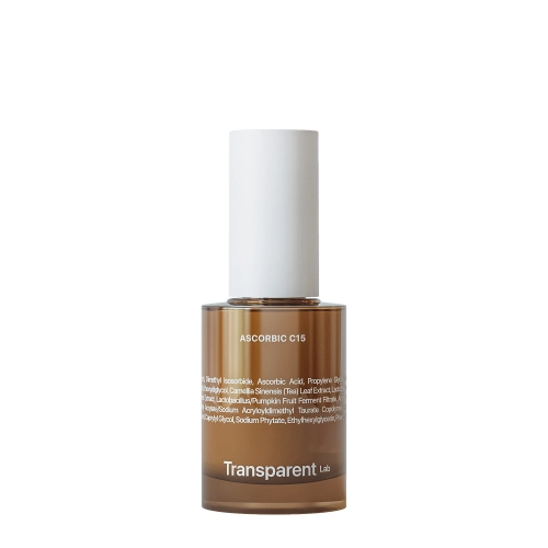 Transparent Lab - Ascorbic C15 - Rozświetlające Serum Przeciwstarzeniowe - 30ml