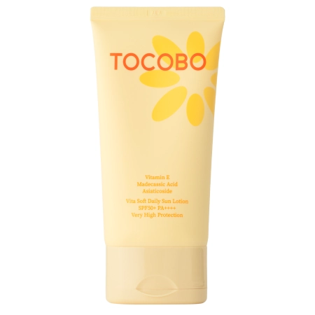 Tocobo - Vita Soft Daily Sun Lotion SPF50+ PA++++ - Lekki Krem Przeciwsłoneczny do Twarzy - 150ml
