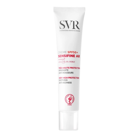 SVR - Sensifine AR Creme SPF50+ - Kojący Krem z Bardzo Wysoką Ochroną Przeciwsłoneczną dla Skóry Naczynkowej - 40ml  