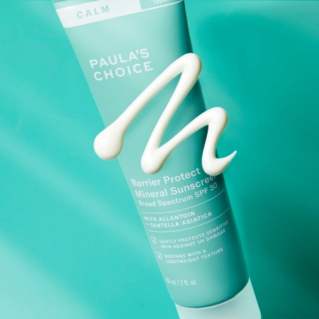 Paula's Choice - Calm Barrier Protect Mineral Sunscreen SPF 30 - Mineralny Krem Przeciwsłoneczny - 60ml