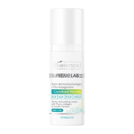 Bielenda Professional - Supremelab - Krem Dermostymulujący z Fito-Kolagenem i Czynnikami Wzrostu - 50ml
