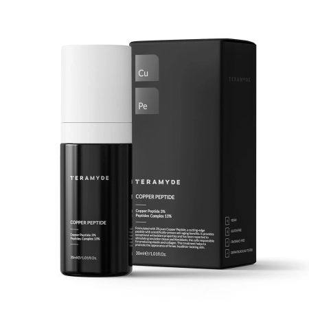 Teramyde - Copper Peptide 3% - Terapia Przeciwstarzeniowa z Peptydami Miedzi - 30ml