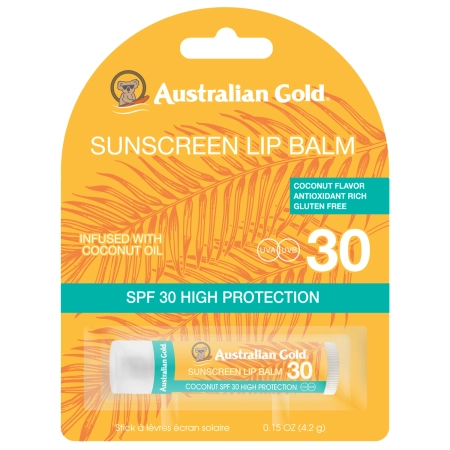 Australian Gold - Lip Balm Moisture Max SPF30 - Nawilżający Balsam do Ust z Filtrem Ochronnym - 4,2g