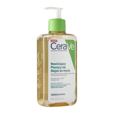 CeraVe - Nawilżający Pieniący się Olejek do Mycia - 236ml