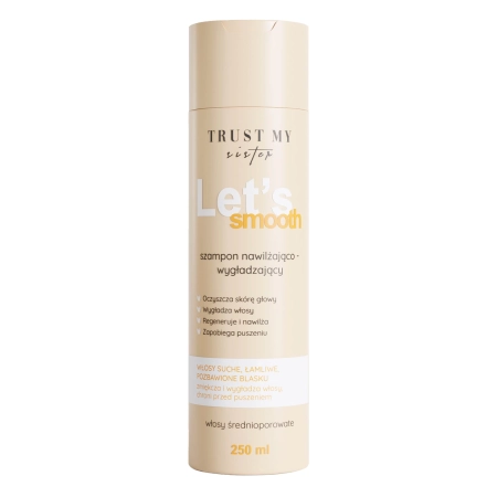 Trust My Sister - Let's Smooth - Szampon do Włosów Średnioporowatych Nawilżająco-Wygładzający - 250ml