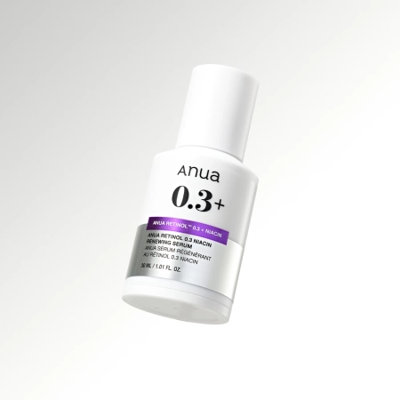 Anua - Nano Retinol 0,3% + Niacin Renewing Serum - Wygładzająco - Rozjaśniające Serum z Retinolem - 30ml