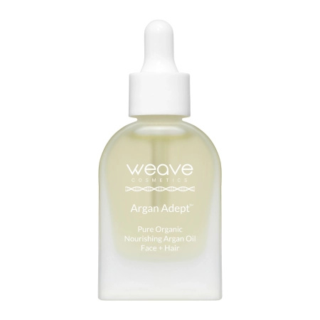 Weave Cosmetics - Argan Adept - Organiczny Olejek do Twarzy i Włosów - Zimnotłoczony i Deodoryzowany - 30ml