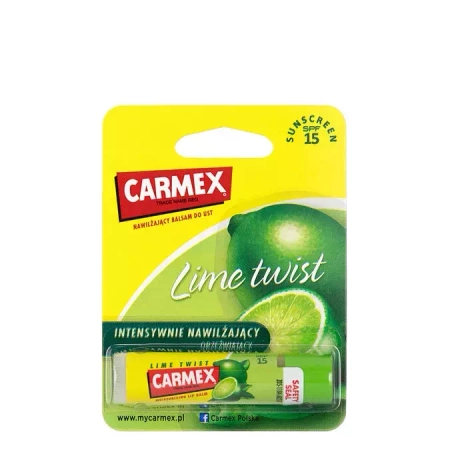 Carmex - Daily Care, Moisturizing Lip Balm - Nawilżający Balsam do Ust w Sztyfcie - Lime - 4,25g	