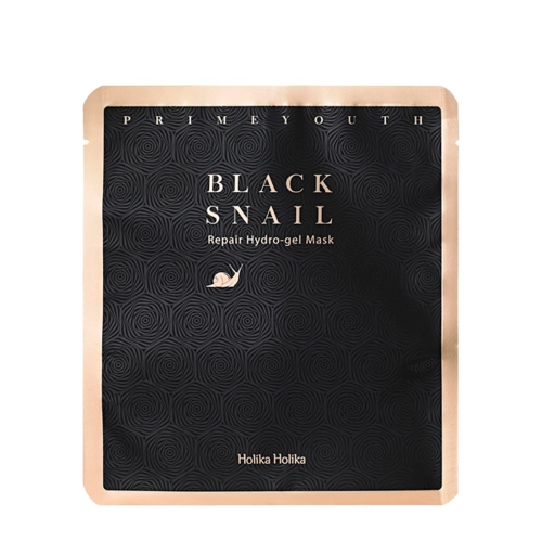 Holika Holika - Prime Youth Black Snail Repair Hydro Gel Mask - Maska w Płachcie ze Śluzem Ślimaka - 25g