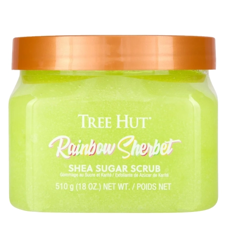 Tree Hut - Shea Sugar Scrub Rainbow Sherbet - Cukrowy Peeling do Ciała Tęczowy Sorbet - 510g
